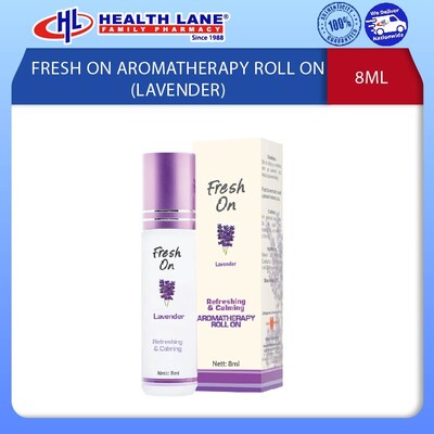 FRESH ON AROMATHERAPY ROLL ON - LAVENDER (8ML)